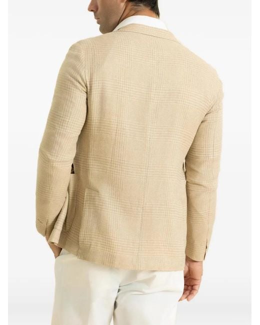 Eleventy Natural Single-Breasted Soft Jacket for men