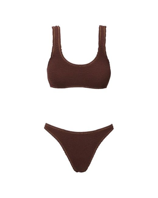 Bikini Con Escote Redondo SOFIA ERHAN de color Brown