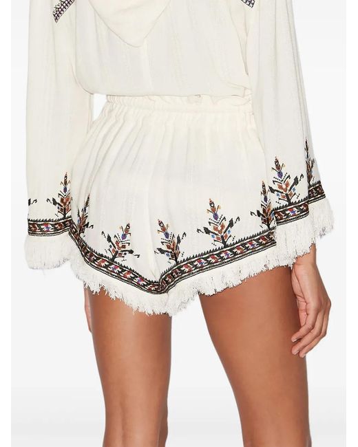 Isabel Marant Natural Kriss Shorts