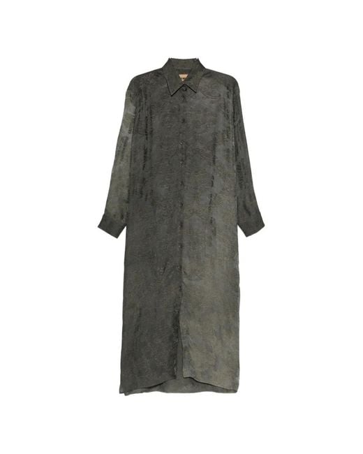 Uma Wang Gray Amare Dress