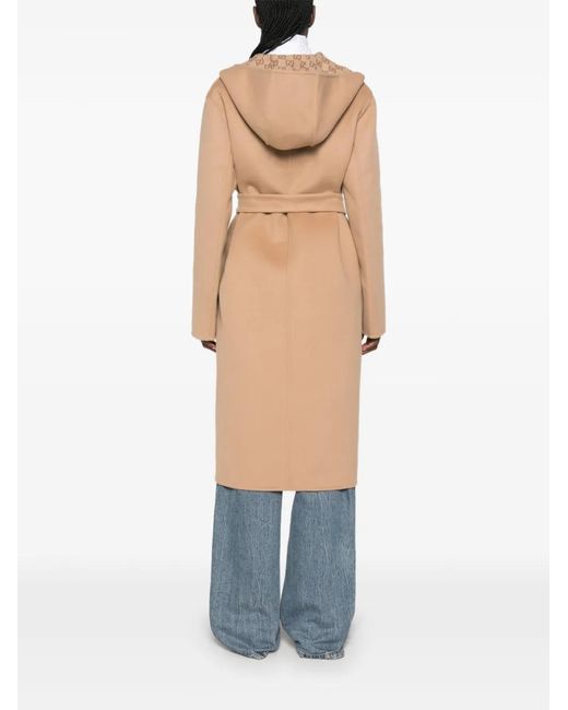 Gucci Natural Reversible Hooded Coat