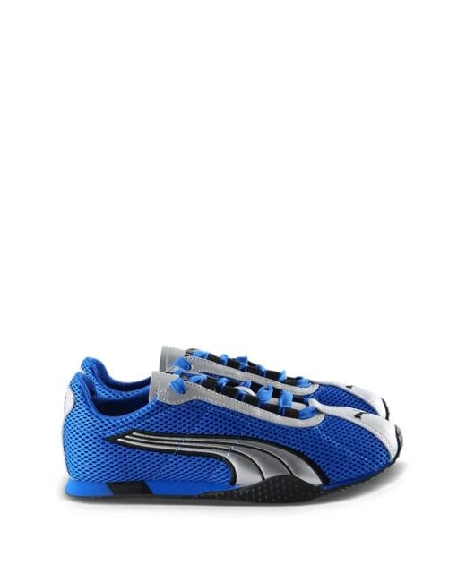 PUMA Blue H-Street Mesh-Panelled Sneakers