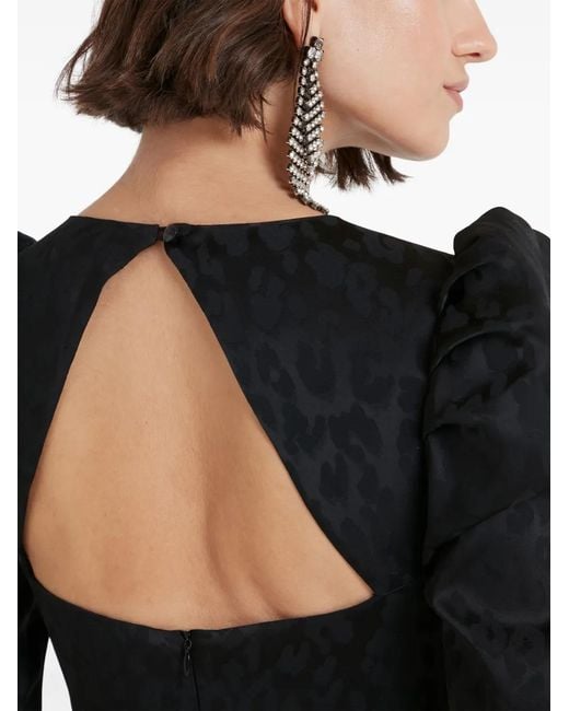 Temperley London Black Willow Maxi Dress