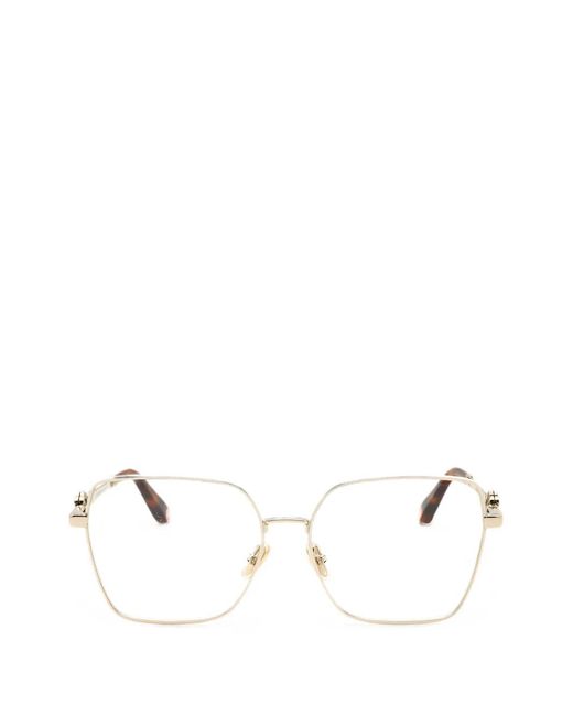 Roberto Cavalli Natural Square-Frame Glasses