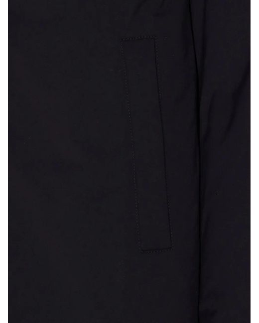 Herno Blue Hooded Parka for men