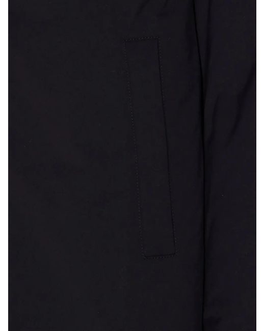 Herno Blue Hooded Parka for men
