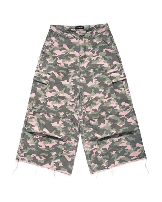 Mainless Gray Hose Mit Camouflage-Print