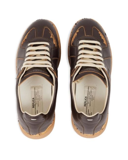 Sneakers Replica di Maison Margiela in Brown