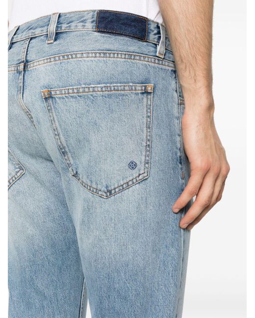Jeans affusolati con effetto vissuto di Eleventy in Blue da Uomo