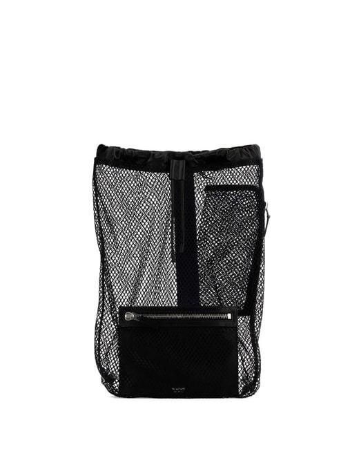 Tom Ford Black Perforated Backpack for men