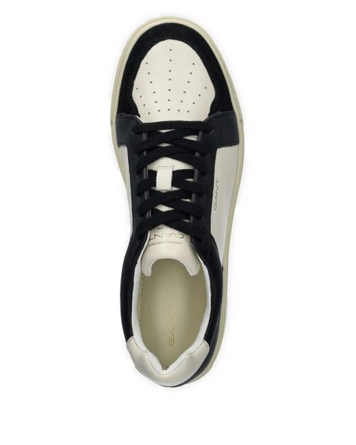 Gant レザースニーカー Black