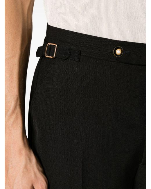 Casablancabrand Black Tailored Straight-leg Trousers for men