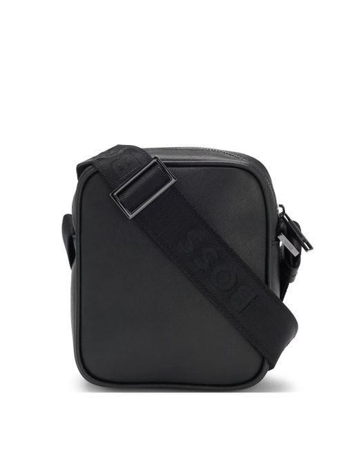 BOSS ボス★ブラック レポーターバッグ ヒューゴボス HUGO BOSS ボス ショルダーバッグ レポーター