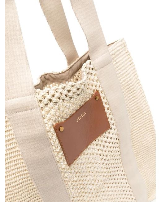 Isabel Marant White Aruba Tote Bag