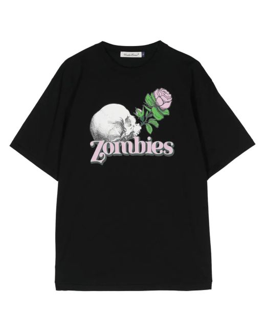 Camiseta Zombies con estampado gráfico Undercover de hombre de color Black