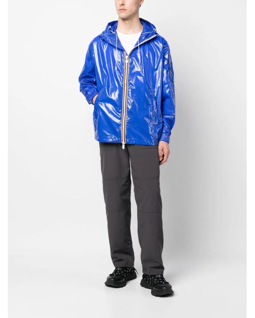 K-Way Blue Claudel Light Glass Jacket