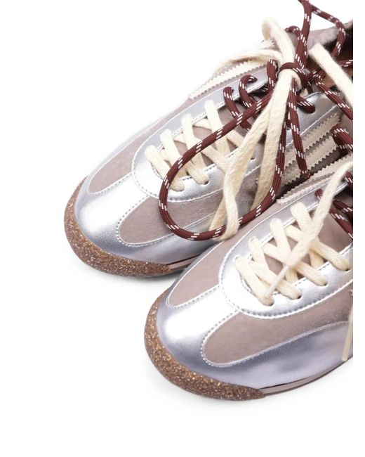 PURAAI White Panther Metallic Sneakers