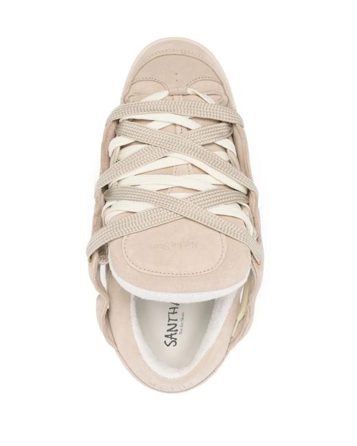 Santha Natural Model 1 Suede Sneakers