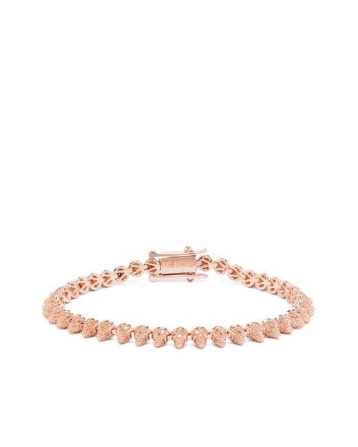 Eddie Borgo Pink Pavé Cone Tennis Bracelet