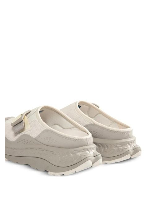 Hoka One One White Ora Primo Ext Buckle-Fastening Sneakers for men