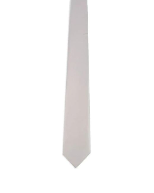Corneliani White Cravate À Bout Pointu for men
