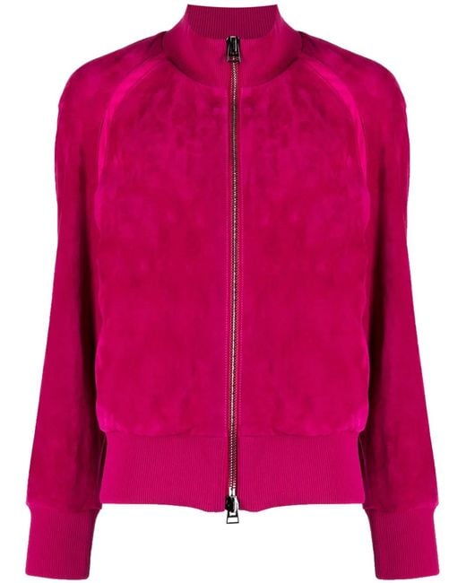 Tom Ford Pink Velvet Track Jacket