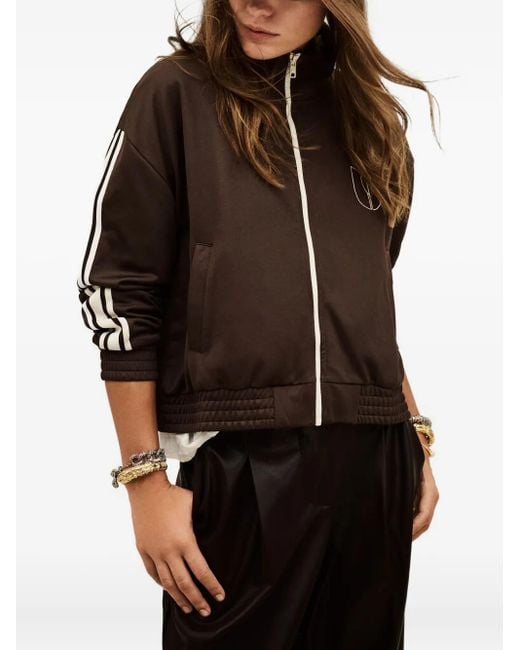 Ba&sh Black Jimi Stripe Sweatshirt