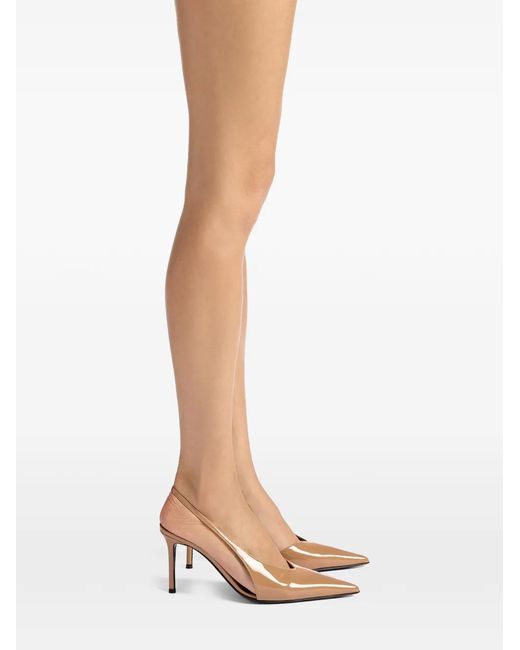 Giuseppe Zanotti Natural Desiree Slingback Pumps