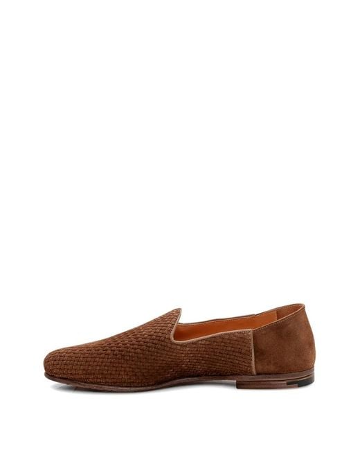 Premiata Brown Mocassins En Daim for men
