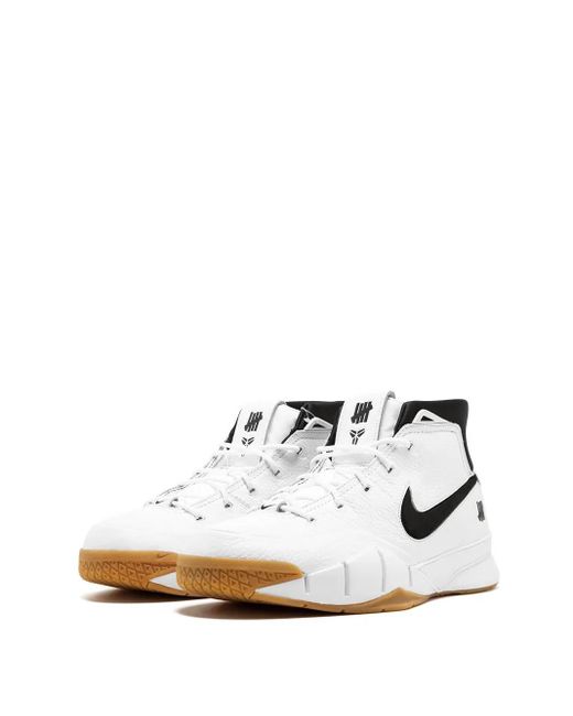 Nike White X Undefeated Kobe 1 Protro Sneakers for men