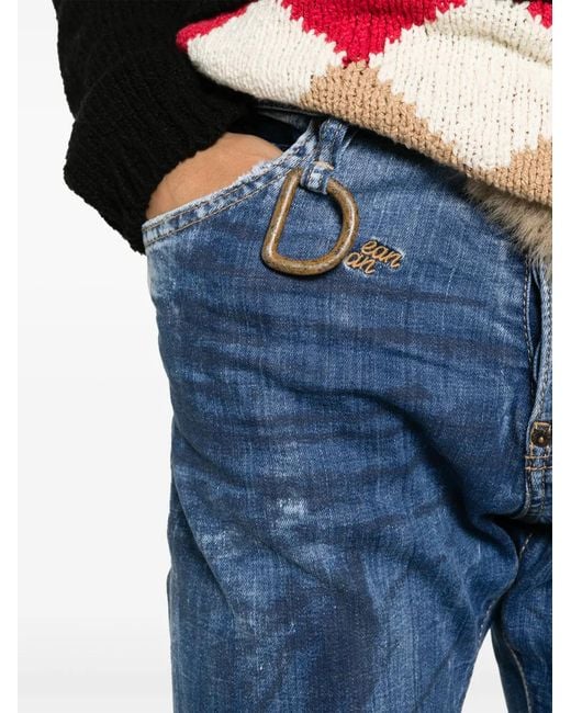 DSquared² Blue Cool Guy Slim-Fit Jeans for men