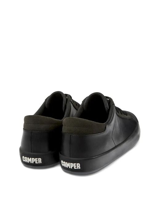 Camper Black Andratx Leather Sneakers for men