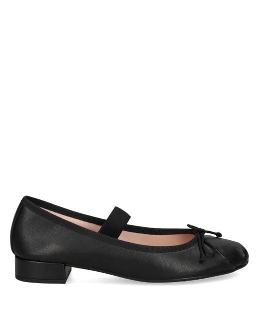 Pretty Ballerinas Black Gretschen Ballerina Shoes