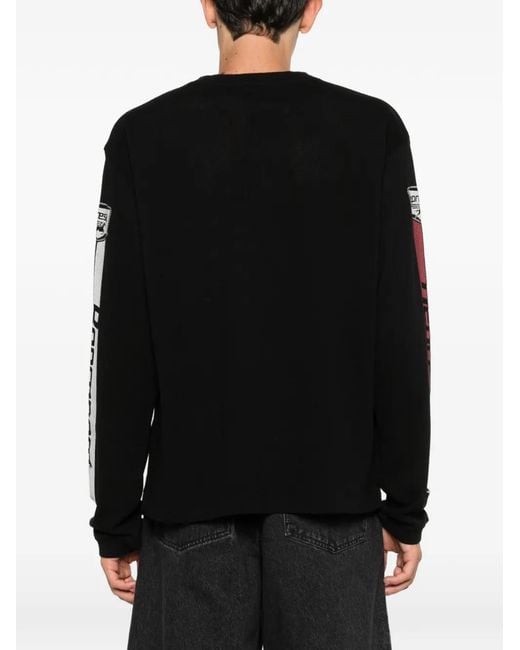 Represent Black Pegasus Long-Sleeve T-Shirt for men