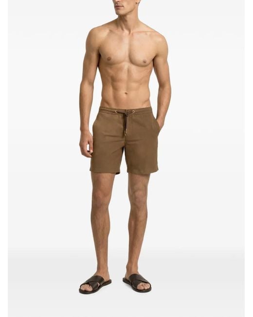 Orlebar Brown Natural Bulldog Drawcord Swim Shorts for men
