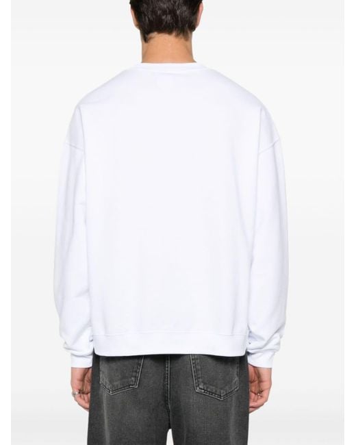 DSquared² White Cotton Sweatshirt for men