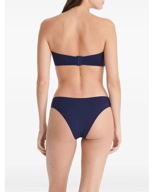 Eres Blue Show Bandeau Bikini Top