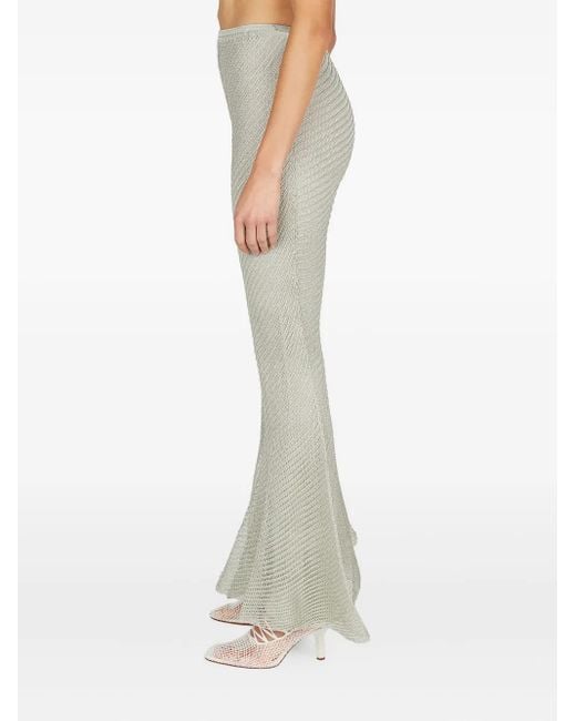 Isa Boulder Natural Flared Trousers
