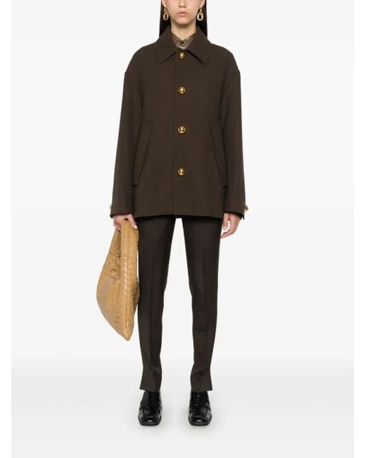 AMI Brown Virgin-Wool Jacket
