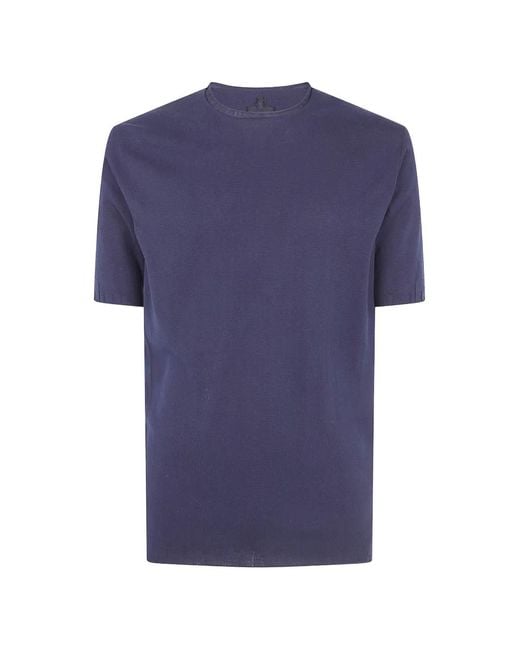 MD75 Blue Crew-Neck Short-Sleeve T-Shirt for men