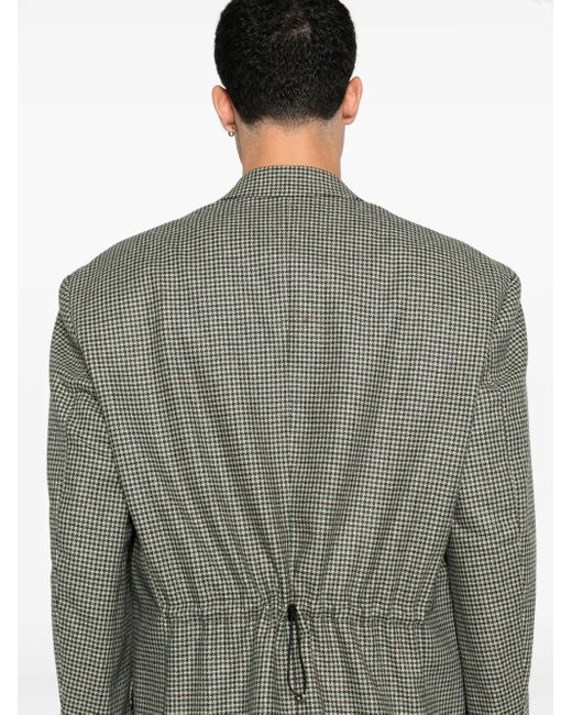 Blazer En Pied De Poule Random Identities de hombre de color Gray