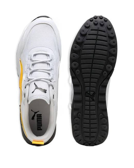 PUMA White X Bmw Motorsport Speedfusion 2.0 Mist/Tangerine" Sneakers for men