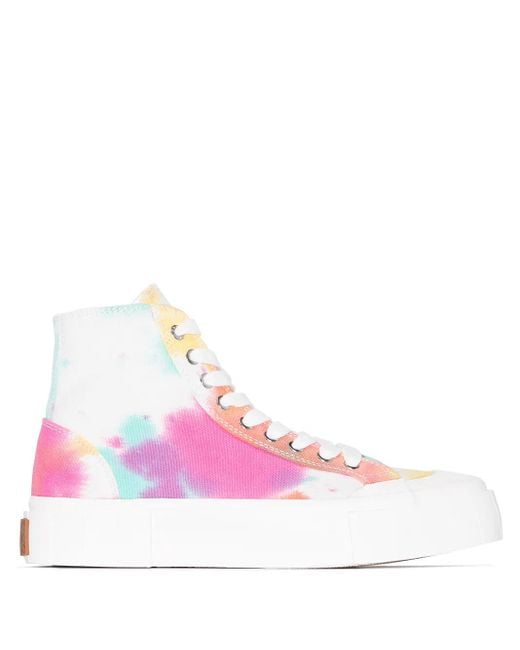 Goodnews Pink Palm Ombre High-Top Sneakers
