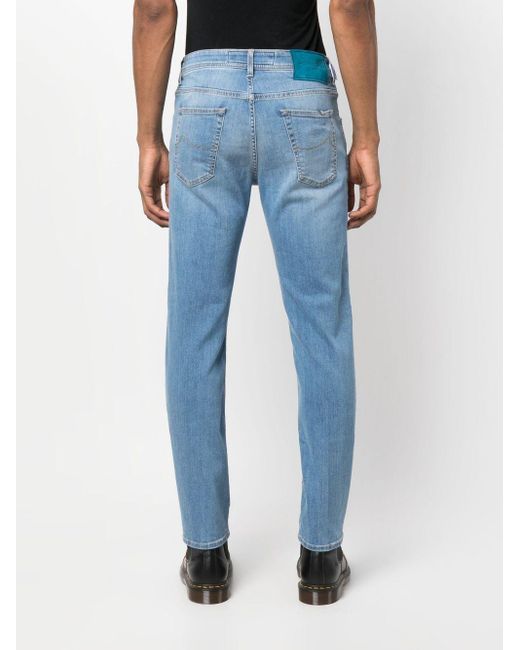 Jacob Cohen Skinny Jeans in het Blauw voor heren | Lyst NL