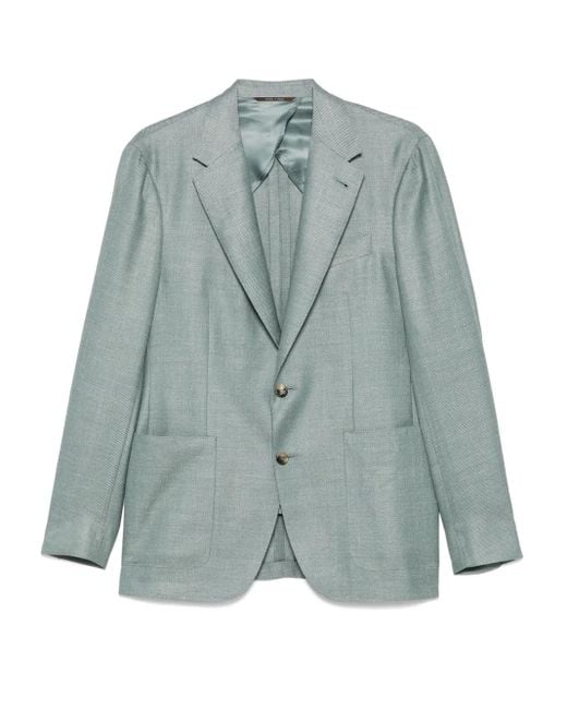 Canali Twill Blazer in het Blue voor heren
