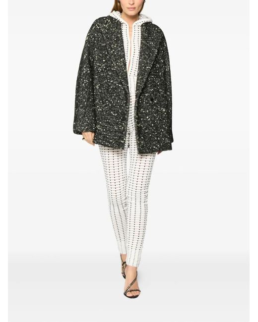 Genny Black Bouclé Jacket