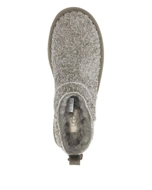 Ugg Gray Flache Classic Micro Biarritz Mules