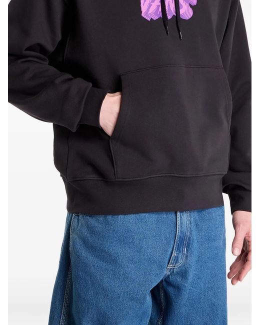 Vans Black Stone Swirl Loose Po Hoodie for men