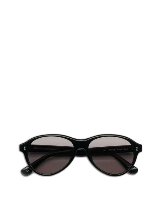 Chimi Black Tome Oval-Frame Sunglasses