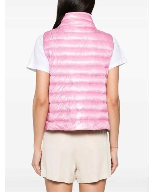 Herno リバーシブル パデッドベスト Pink